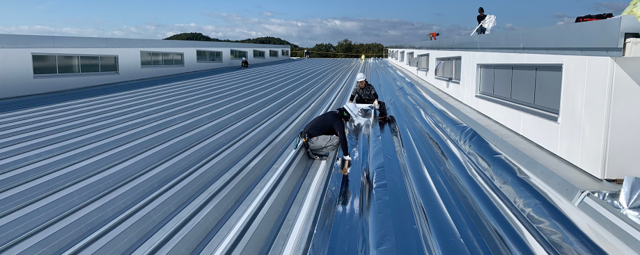 サーモバリアスカイ工法施工写真